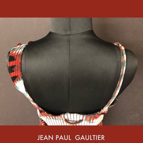 SOLD! Jean Paul Gaultier Maille Print Top Blouse - Picture 6 of 6